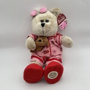 Starbucks Bearista Bear 2007 Plush Pink Pajamas W Tag 69th Edition Y2K Deadstock